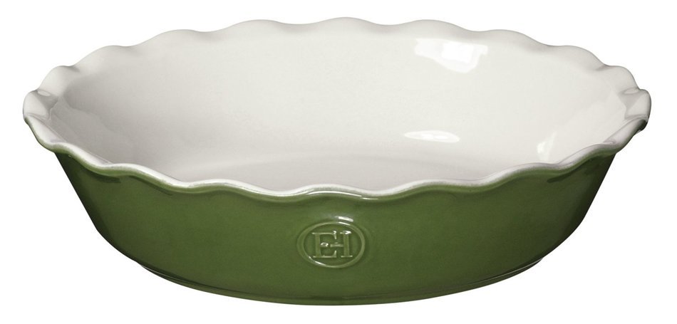 Emile Henry Made In France HR Modern Classics Pie Dish, 9", Red