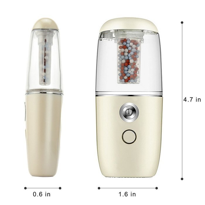 Winkeyes Negative Ion Sprayer Replenishment Spray Quiet Portable USB Cool Mist Water Humidifier Mini Atomization... N6