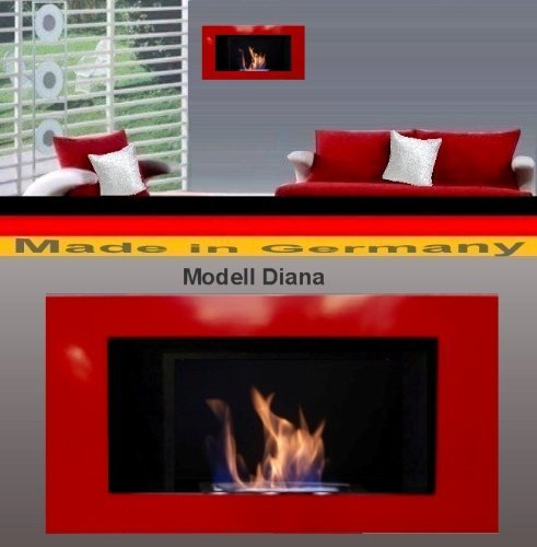 Gel + Ethanol Fire-Places Diana Deluxe Fireplace Stove White N7