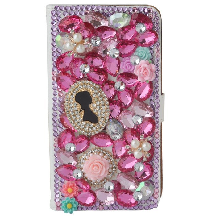 LG V10 Case Yaheeda [Stand Feature] Bling Sparkle Crystal Wallet Case [Diamond Jewel] Premium [Bling Luxury] PU... N21