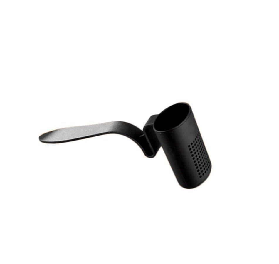 Da.Wa Loose Tea Infuser Spoon with Handle,4"x1"x2",Black/Green/Red,Plastic