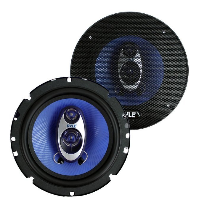 Pyle PL63BL 6.5-Inch 360W Three-Way Speakers (Pair)