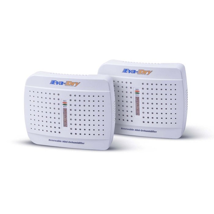 Eva-dry Edv-2200 Dehumidifier, Mid-Size + Eva-dry E-333 Mini Dehumidifier TWIN PACK N2