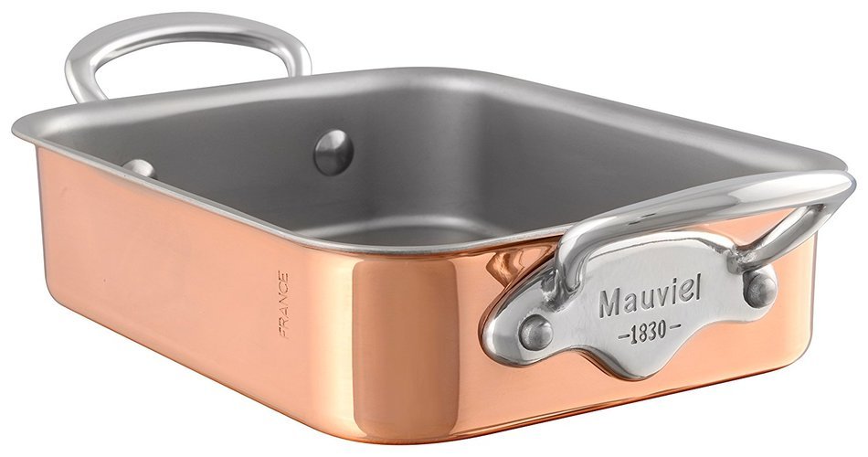 Mauviel Copper Roaster 18X14 Centimeters Stainless Steel Handle