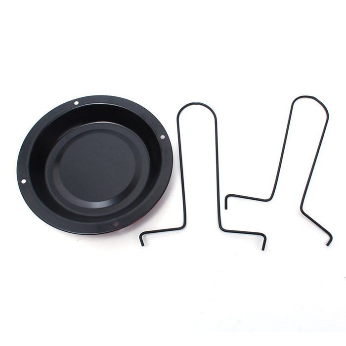 EVINIS Steel Upright Chicken Roaster Rack With Bowl Tin Non-stick Cooking Tools Baking Pan Barbecue Grilling BBQ... N3