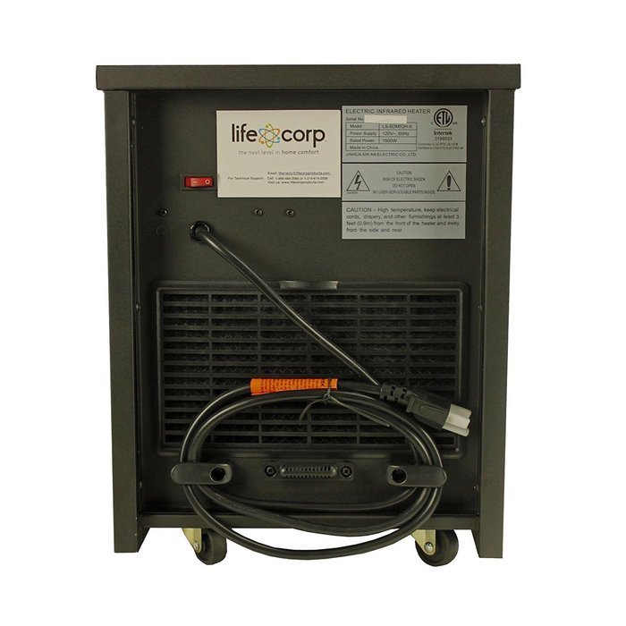 LifeSmart LifePro LS-6DMIQH-X 1,800 Sq Ft Portable Infrared Heater w/ Remotes N4
