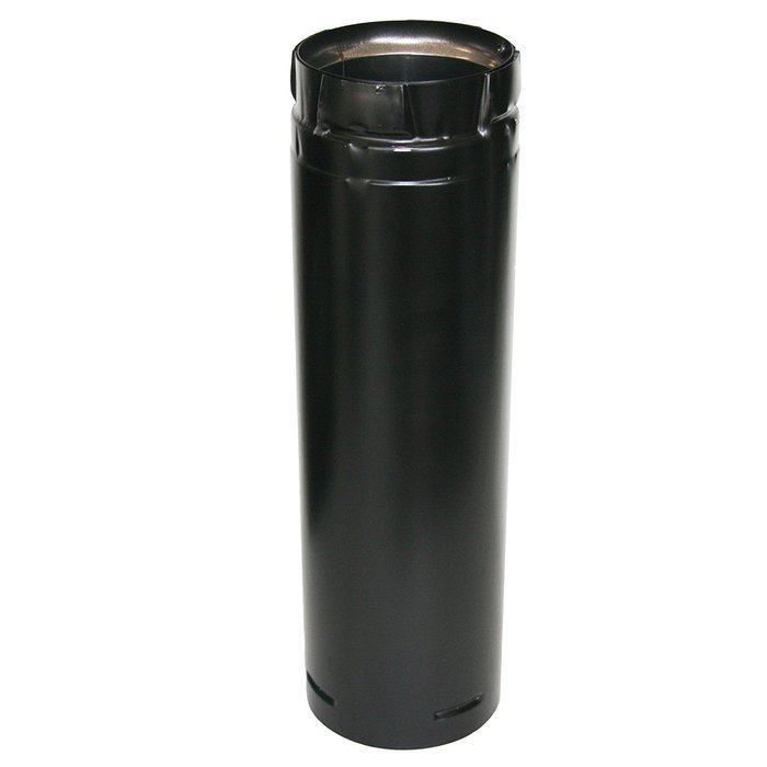 Duravent 4" x 36" Stainless Black Straight Pipe