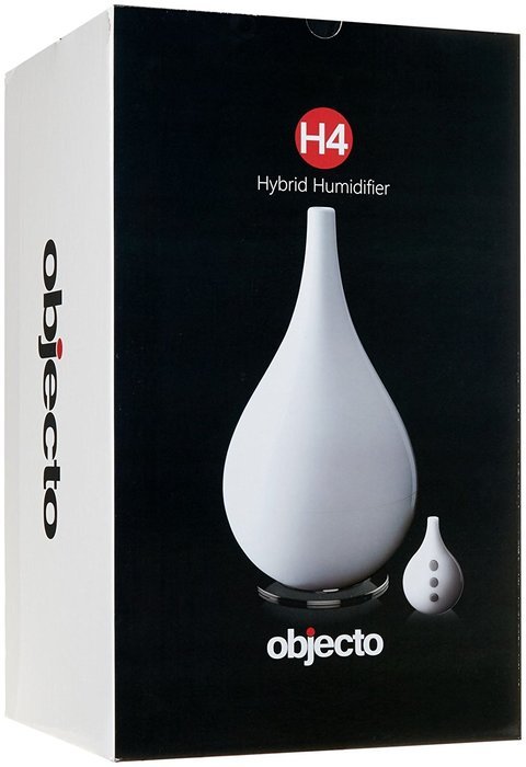 Objecto H4 Hybrid Humidifier with Aroma Therapy, Black N4