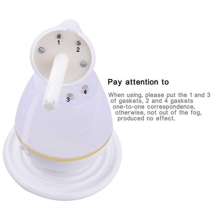 BIAL EX Mini Ultrasonic Humidifiers Cool Mist Humidifiers for Home Office Babyroom, 7 Colors Changing, USB Powered... N6