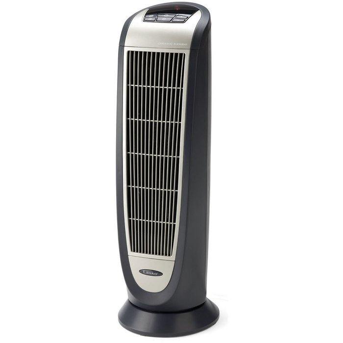 Lasko ENERGY EFFICIENT Ceramic Tower Heater with Multiple Heat Settings and Remote Control Included N5