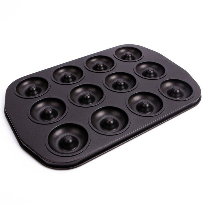 MyLifeUNIT Non Stick Mini Donut Pan, 12 Cavity N2