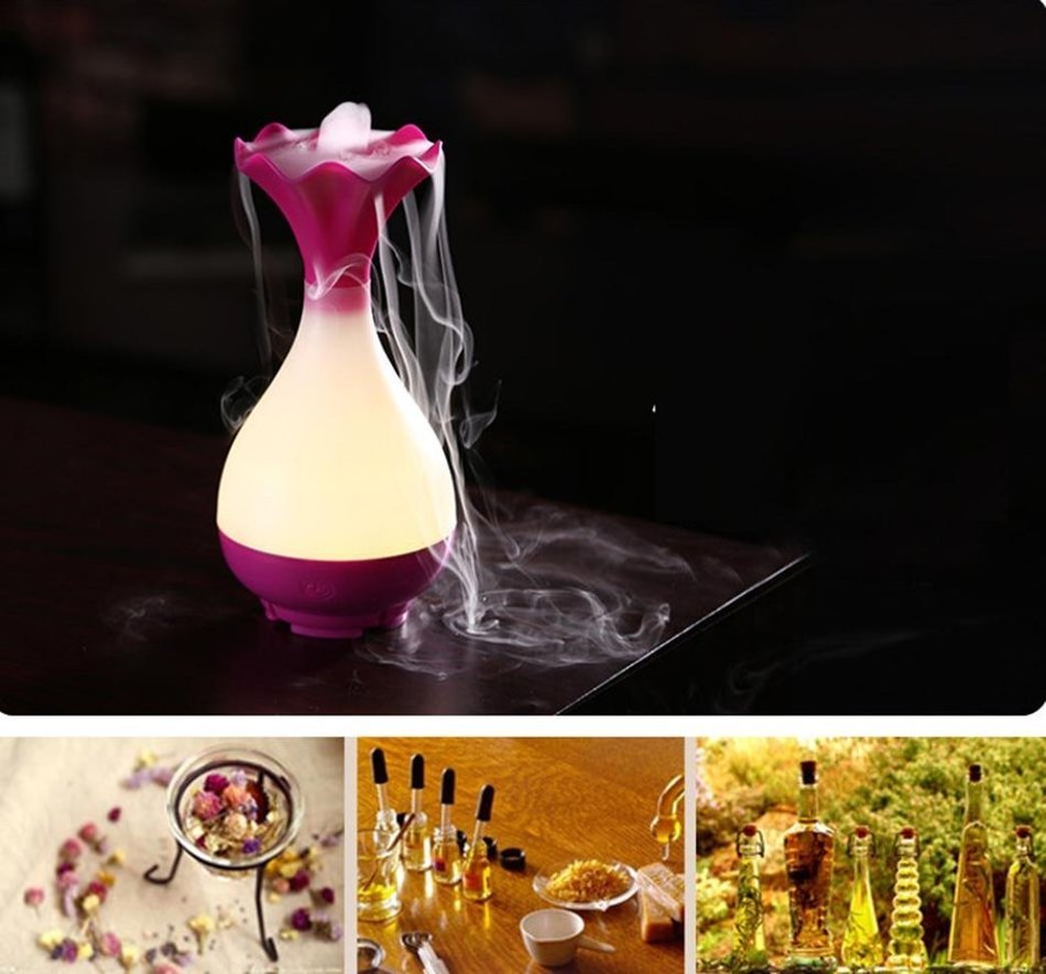 Muangan 95ml Ampuliform Humidifier New Ultrasonic USB Aroma Humidifier Air Diffuser Purifier Lonizer Atomizer... N4