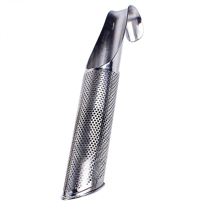 Mesh Filter - TOOGOO(R)Mesh Loose Tea Leaf Infuser Tray Strainer Filter Herb Diffuser Stainless Steel Shape:Pipe