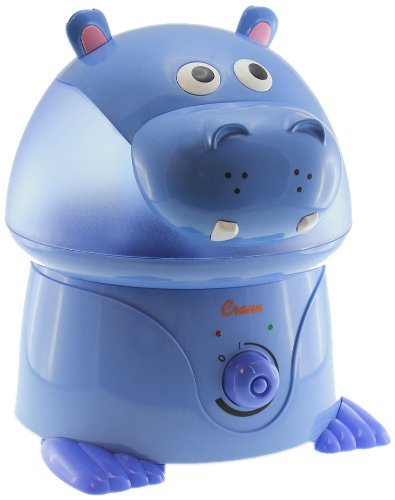 CRANE USA EE-8245 Hippo Ultrasonic Cool Mist Humidifier, 1 gallon