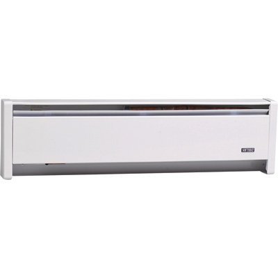 Softheat 500-Watt Electric Hydronic Baseboard Finish: White, Orientation: Right, Voltage: 240 Volt