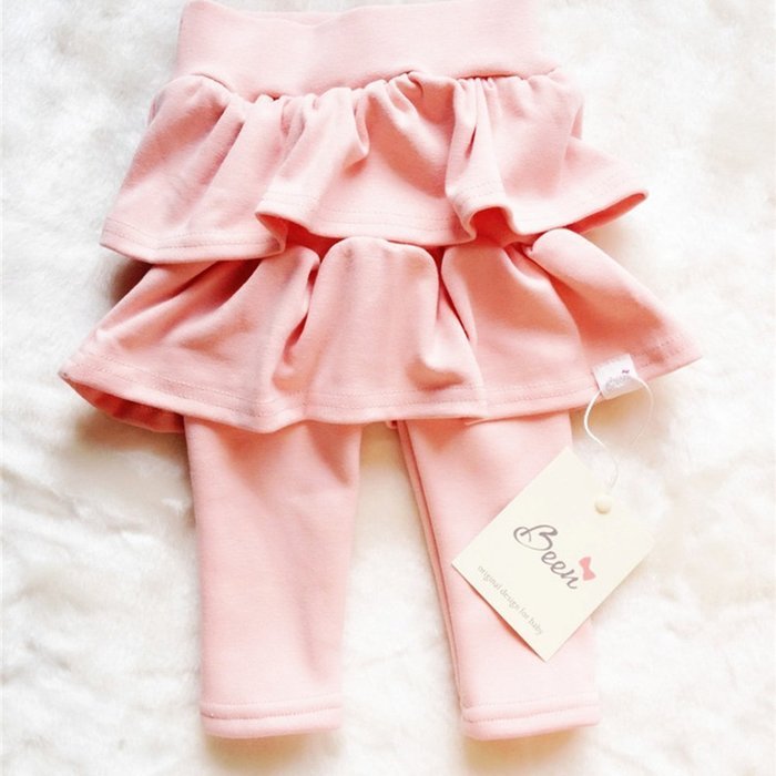 Spritech(TM) Baby Girls New Fashion Add Wool Winter Pure Cotton Layered Dress Tutu Dress Gray N8