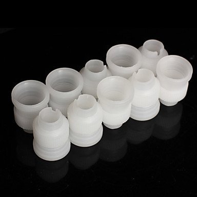 Y&XL&H Cake Decorating Couplers Decorating Kit Bakery and Pastry Equipment,Set of 10