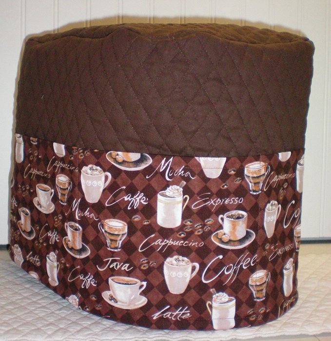 Quilted Coffee Keurig B70 K75 K79 Platinum Plus Brewing System Cover (Tan)