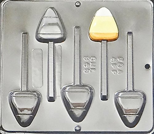 Candy Corn Lollipop Chocolate Candy Mold Halloween 948