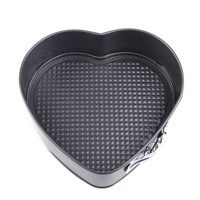 docooler Set of Three Springform Pans Cake Bake Mould Mold Bakeware with Removable Bottom Round Heart Square Shape...