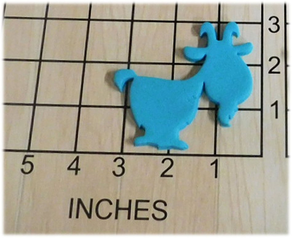 Farm Goat Shaped Fondant Cookie Cutter #1019
