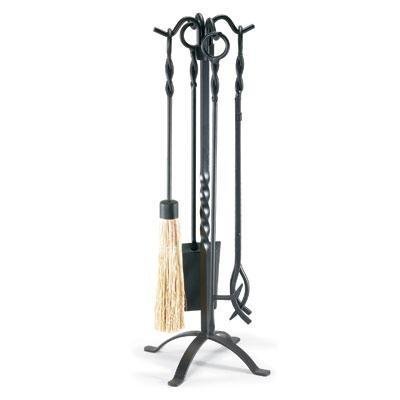 Twirl 5 Piece Iron Fireplace Tool Set