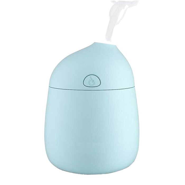 Zuber 120ml Mist Humidifier, DC 5V USB Power Supply Mode, Bionic Raindrops Contour, Blue Color, Apply for Home... N2