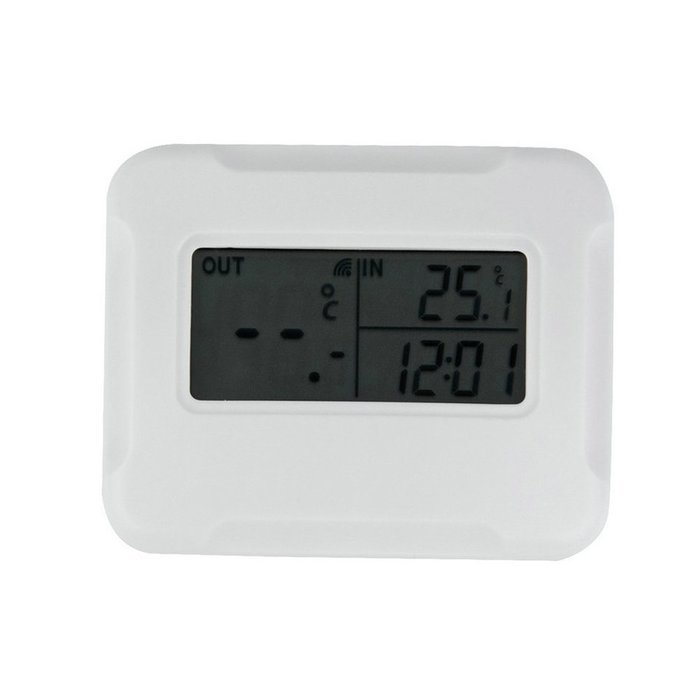 HENSE Digitial LED Indoor Outdoor Wireless Seperable Thermomter HT28(white) N2