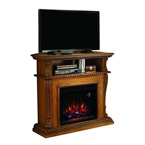 Corinth Oak Infrared Electric Fireplace TV Stand - 23DE1447-O107 N2