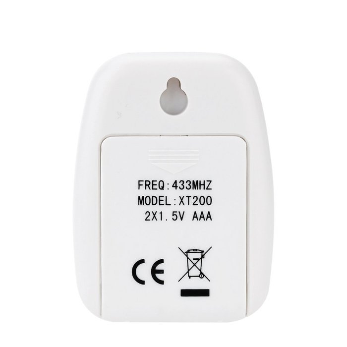 HENSE Digitial LED Indoor Outdoor Wireless Seperable Thermomter HT28(white) N4