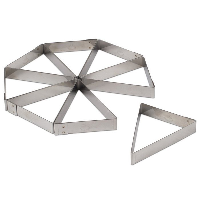 MATFER Triangular Tart Molds 8pcs