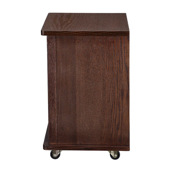 VonHaus Wood Electric 4 Element Infrared Fan Heater with Wheels N7