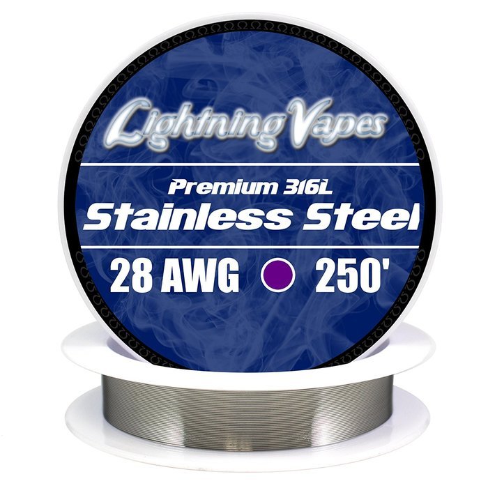 LV Stainless Steel 316L Wire 28 AWG - 250'
