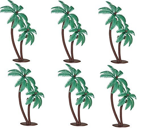 Palm Trees with Coconuts Cake/Cupcake Toppers - 12 pcs
