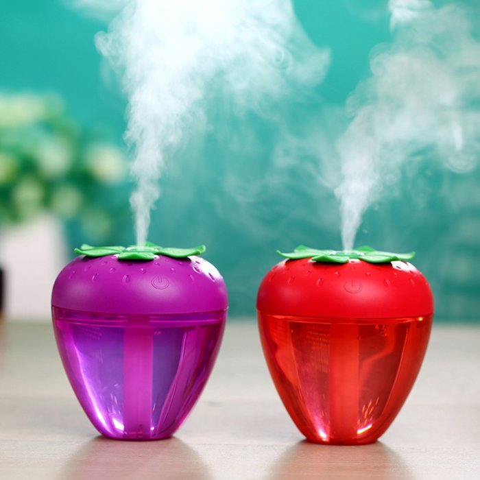 UnitedPlug 180ml Electric USB Mini Portable Travel Home Office Ultrasonic Air Cool Mist Humidifier strawberry N6