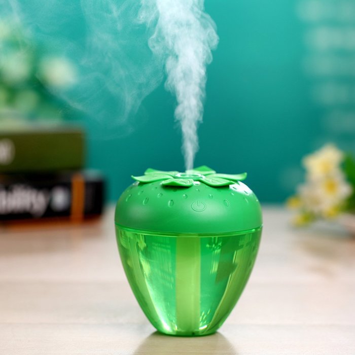 UnitedPlug 180ml Electric USB Mini Portable Travel Home Office Ultrasonic Air Cool Mist Humidifier strawberry N7