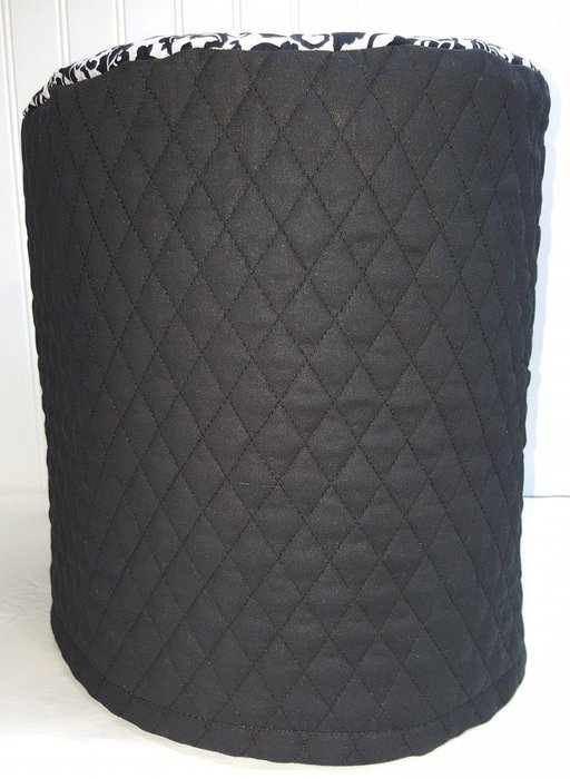 Black & White Floral Damask Keurig 2.0 Brewing System Cover (Black)