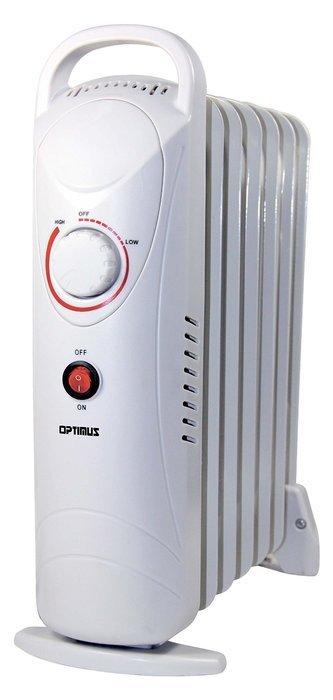 Optimus H-6003 Portable Oil Filled Radiator Heater, Mini, 16 x 6 x 15 inches