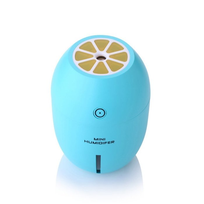 UnitedPlug 180ml Electric USB Mini Portable Travel Home Office Ultrasonic Air Cool Mist LED Light Humidifier Lemon N5