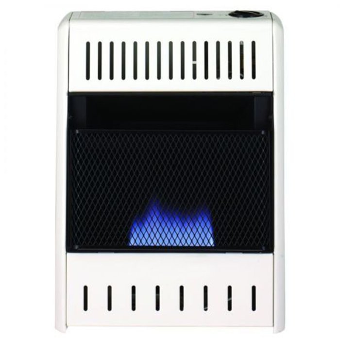 10K BTU Vent Free Blue Flame Liquid Propane Space Heater Thermostat Control