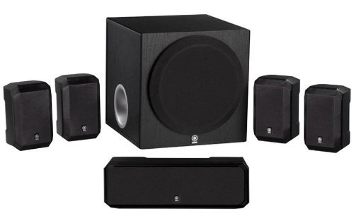 Yamaha 5.1-Channel Advanced Active Servo Technology Complete 6 Piece Home Theater Speaker Package - Designed for...