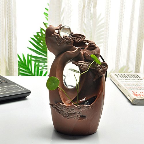 FEI&S Ceramic Flowing Water humidifier living room desk creative Gifts, Home Decor furnished in antique