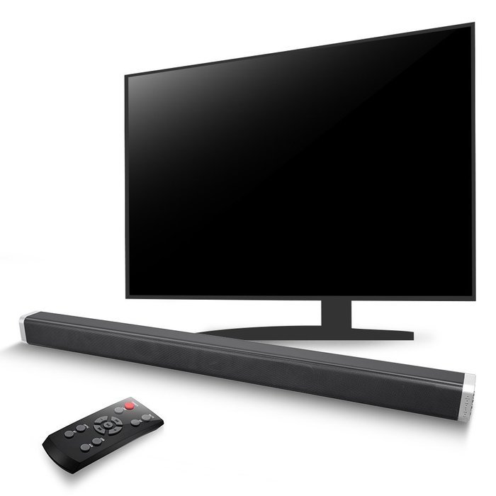Bluetooth Soundbar, Joly Joy 30W Wireless Bluetooth Stereo Speaker 2.0-Channel Sound Bar with Remote Controller