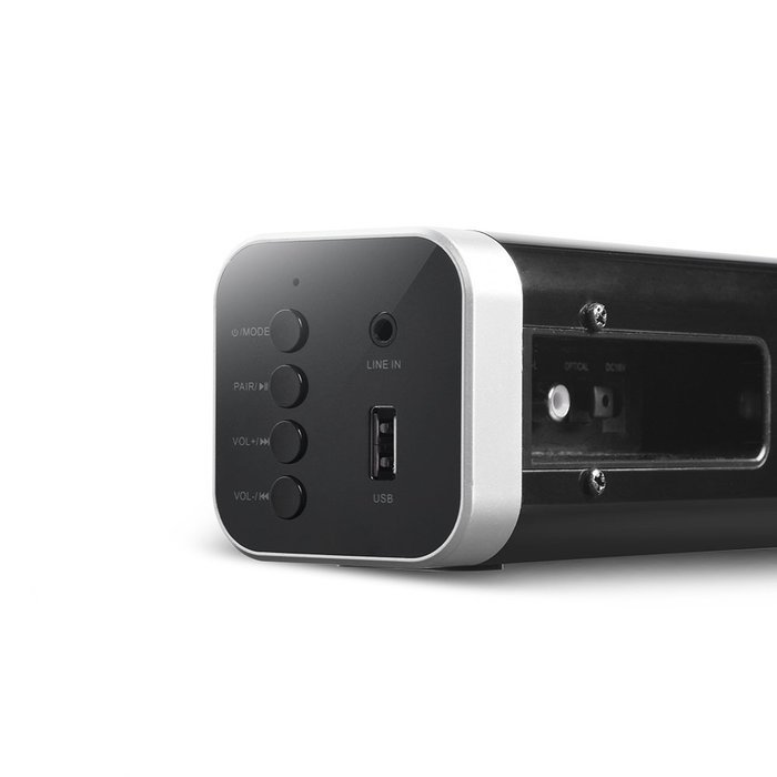 Bluetooth Soundbar, Joly Joy 30W Wireless Bluetooth Stereo Speaker 2.0-Channel Sound Bar with Remote Controller N2