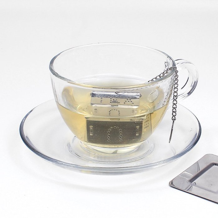 Hot 1pcs Stainless Steel Loose Leaf Tea Strainer Herbal Infuser Spice Strainer Mesh Filter (Bird) TEAI-E N2
