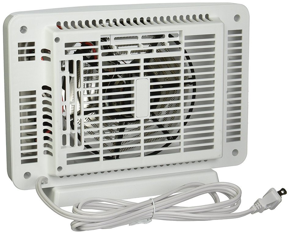 Seabreeze SF11T "Sleek" 1500-watt Heater Fan Equipped with "ThermaFlo Technology", White N2