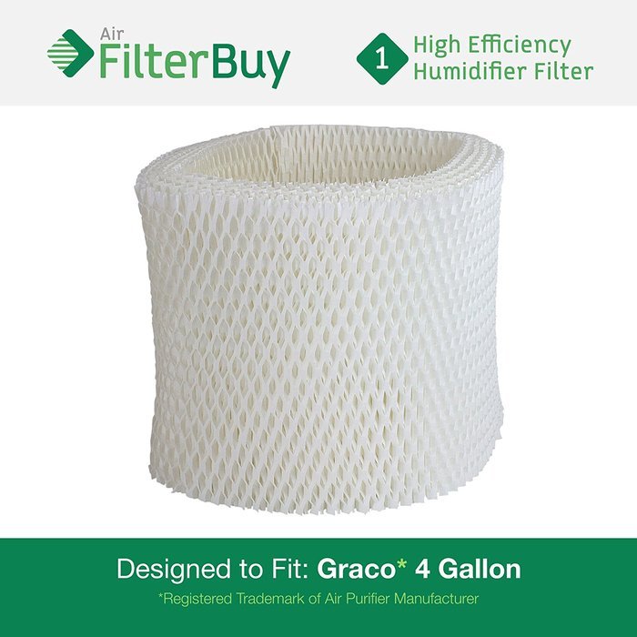 Graco 4 Gallon Humidifier Filter. Designed by FilterBuy to fit Graco 2H02 and TrueAir 05521.