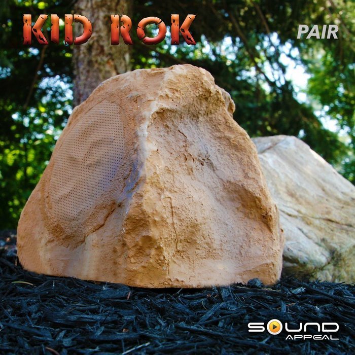 KiD RoK Outdoor Rock Speaker Canyon Sandstone by Sound Appeal N2