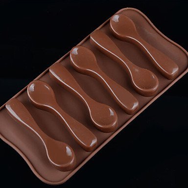 Y&XL&H DIY Silicone Spoon Cake Mold Chocolate Mold Random Color