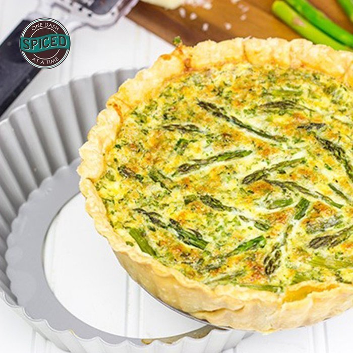 Fat Daddio's Anodized Aluminum Fluted Tart Pan, 10 Inches by 2 Inches